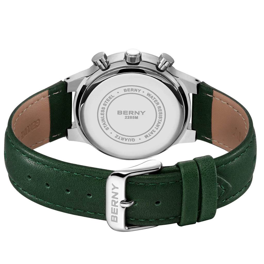 unisex casual watch vastara - men's chronograph watch with luminous display - sports timepiece with neutral dial (USA)