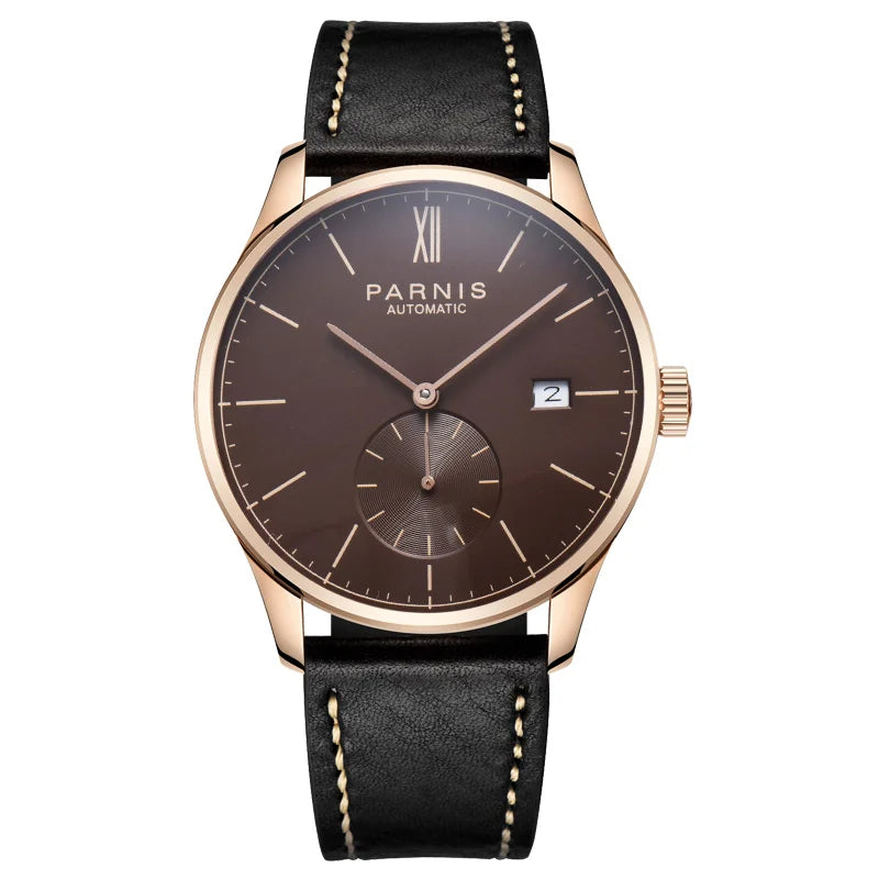 vastara parnis es minimalist for hombre relogio masculino calendar: genuine leather watch 21 - minimalist unisex timepiece