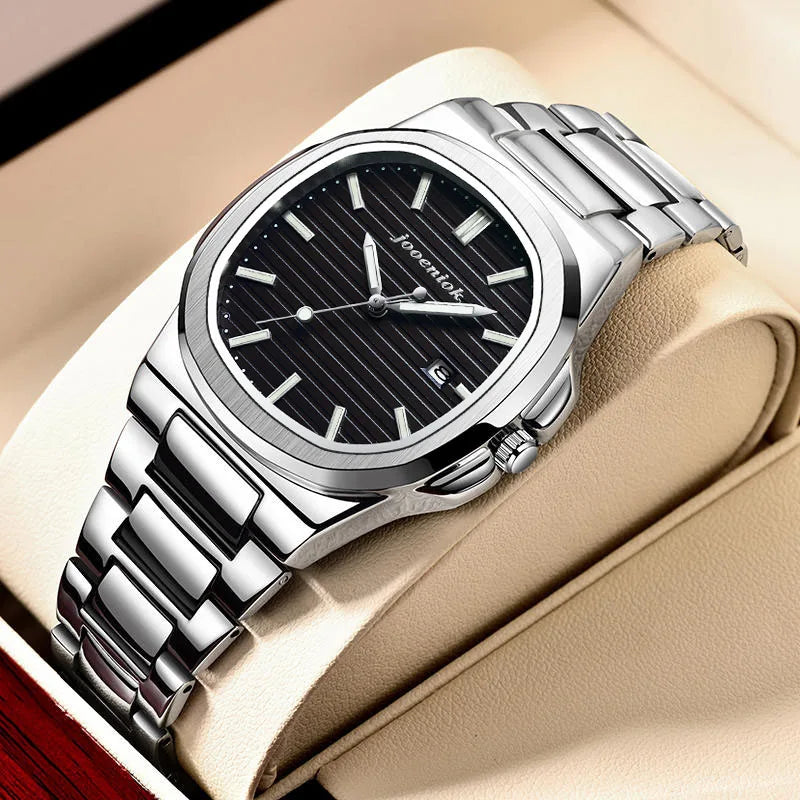 vastara - titron deepline steel watch watch detail - quartz movement movement, stainless steel, waterproof classic design