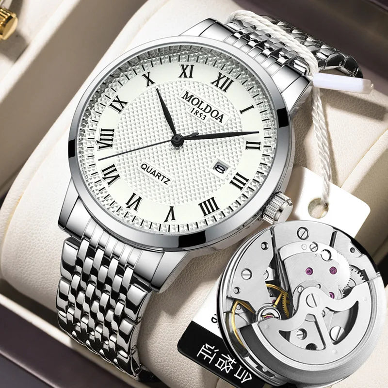 Watch Men's Luminous Calendar Double-sided - Luxury Watch with precision timepiece