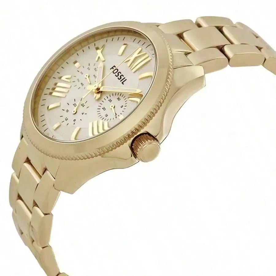 vastara - fossil woman watches quartz watch scratch resistant glass watch 5 - casual unisex timepiece with stainless steel
