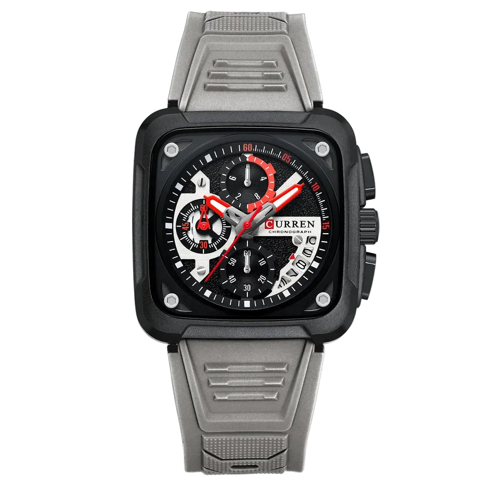 vastara 's es square original luminous chronograph for relogio watch 28 - classic unisex timepiece with chronograph (USA)