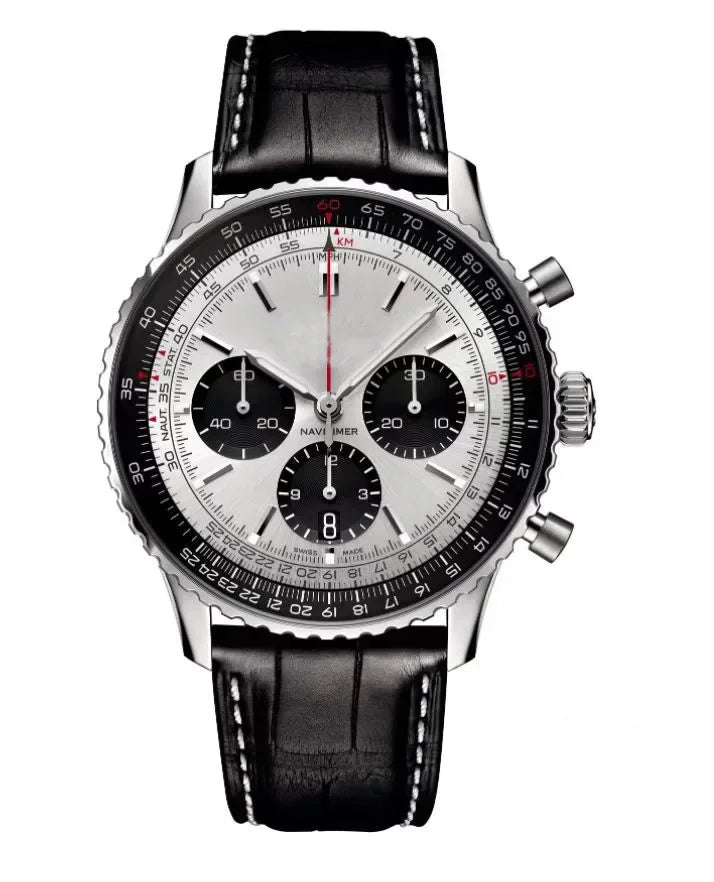 vastara original es classic multifunction stainless steel date business chronograph watch 8 - business unisex timepiece with