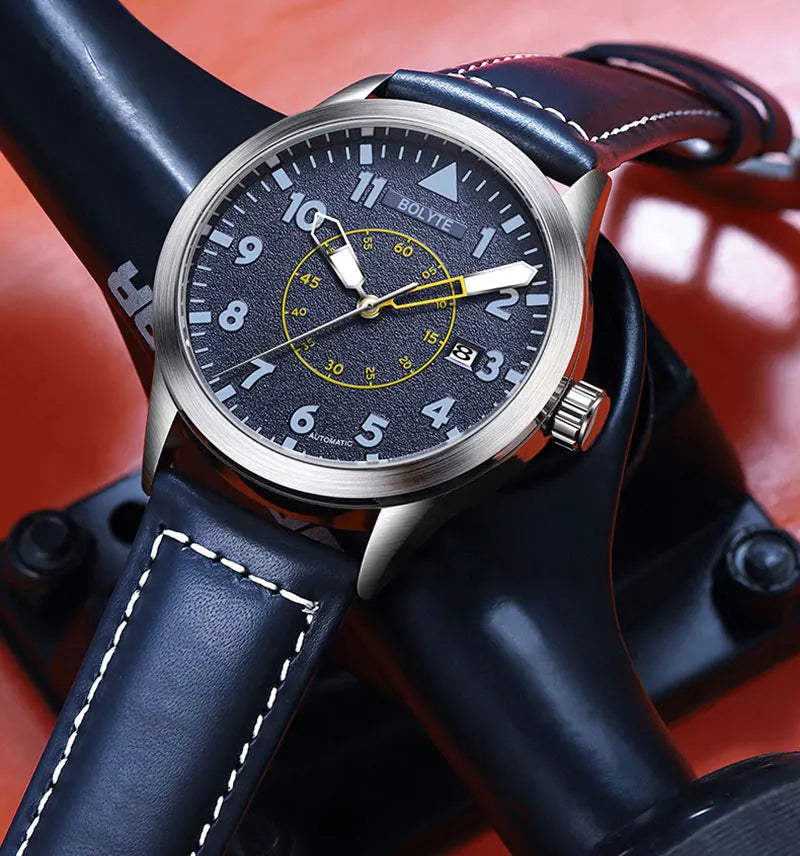 vastara bolyte retro classic design calendar blue belt blue dial 's relogios watch 12 - classic unisex timepiece with