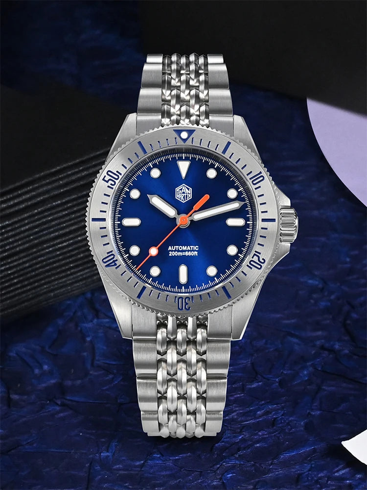 San Martin .mm NH Watch Men Diving Sport Saat On - Product Image 3
