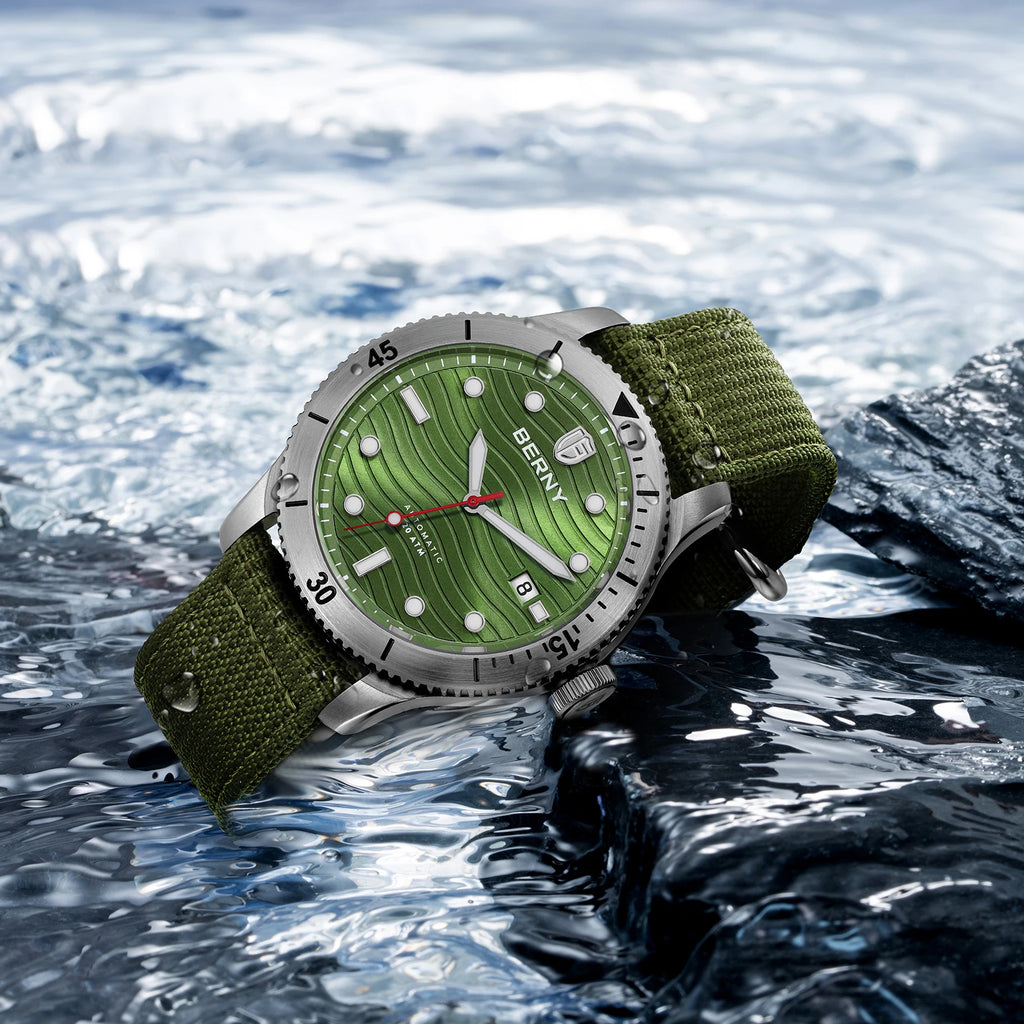 vastara berny diver for pt5000 luminous sapphire lens sport swimming diving watch 11 - classic unisex timepiece with