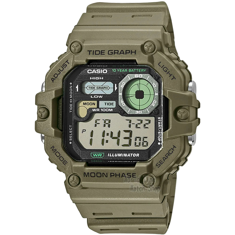 vastara - casio x trek pro men s digital sports outdoor watch watch 7 - sports unisex timepiece with waterproof (USA)