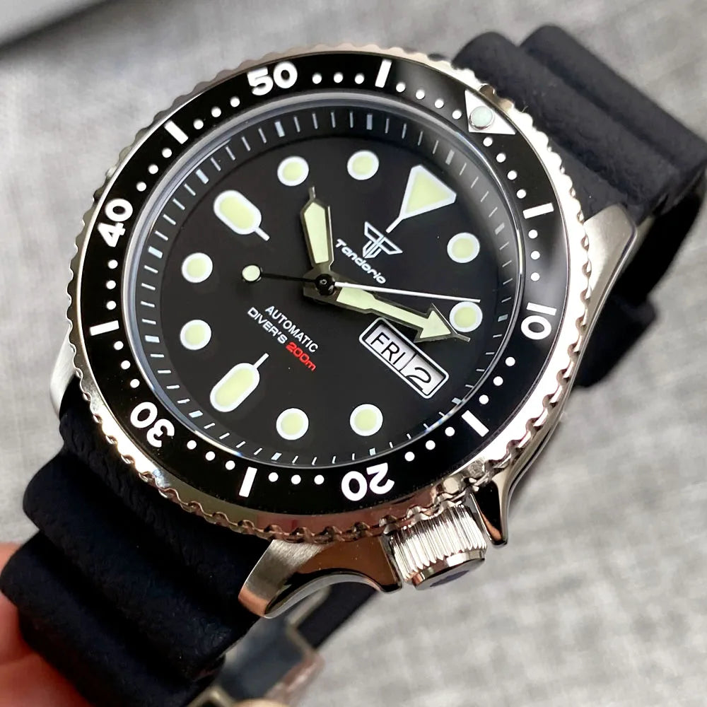 mm Tandorio NHA ATM Auto SKX Men Black Diver Watch - Product Image 27