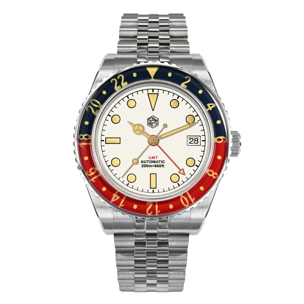 San Martin mm NH GMT Diver's Watch Men Sapphire - Product Image 52