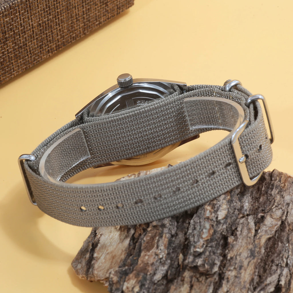 unisex business watch vastara 7120 hand wind 36mm retro business - business timepiece with white dial (USA)