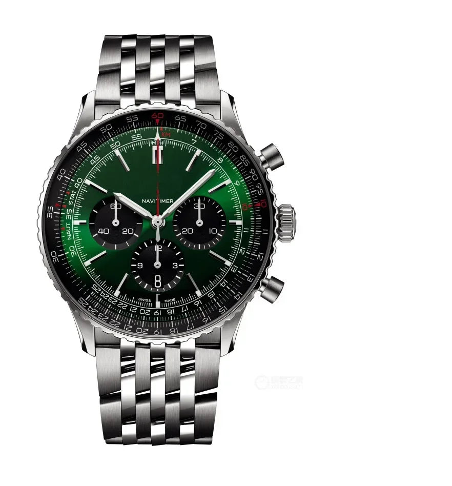 vastara original es classic multifunction stainless steel date business chronograph watch 18 - business unisex timepiece