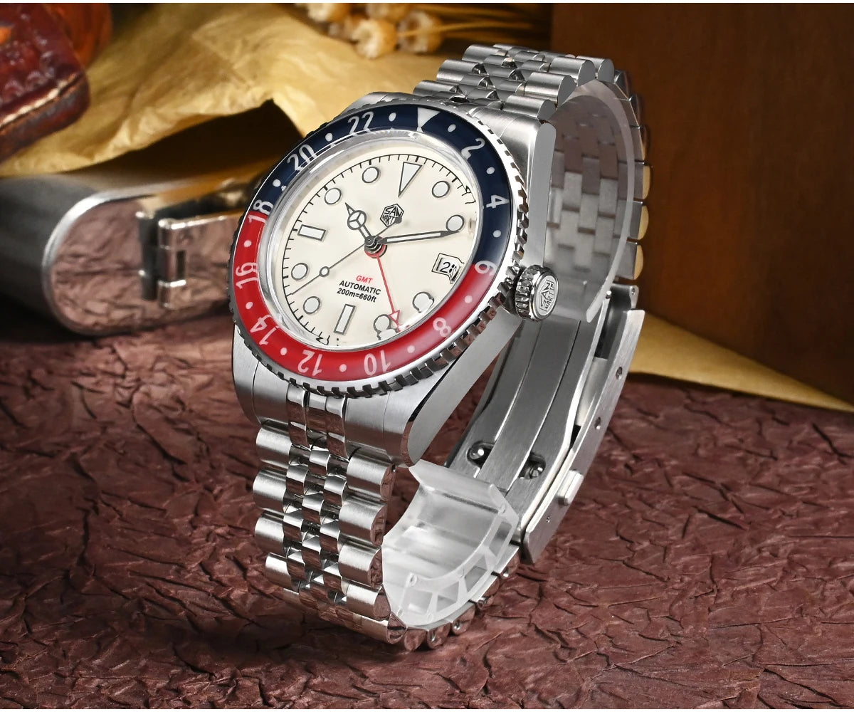 San Martin mm NH GMT Diver's Watch Men Sapphire - Product Image 19