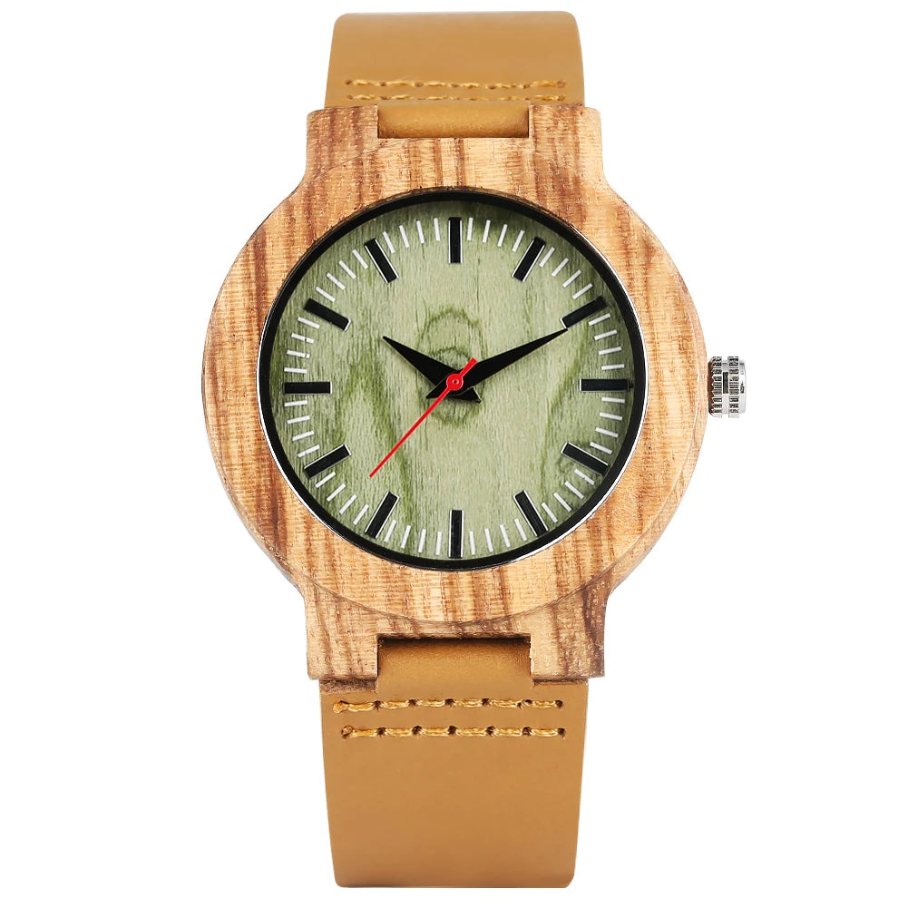 Wooden/Bamboo Watch Case Women's Wristwatch Quartz - Product Image 29