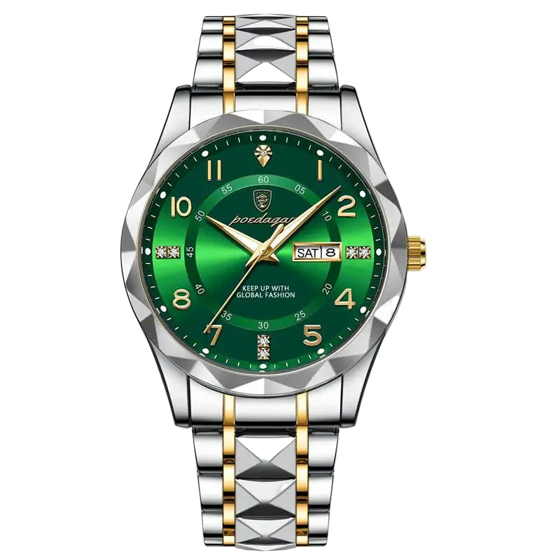 vastara - aquasteel prime luxe quartz watch watch 5 - casual unisex timepiece with water-resistant (USA)