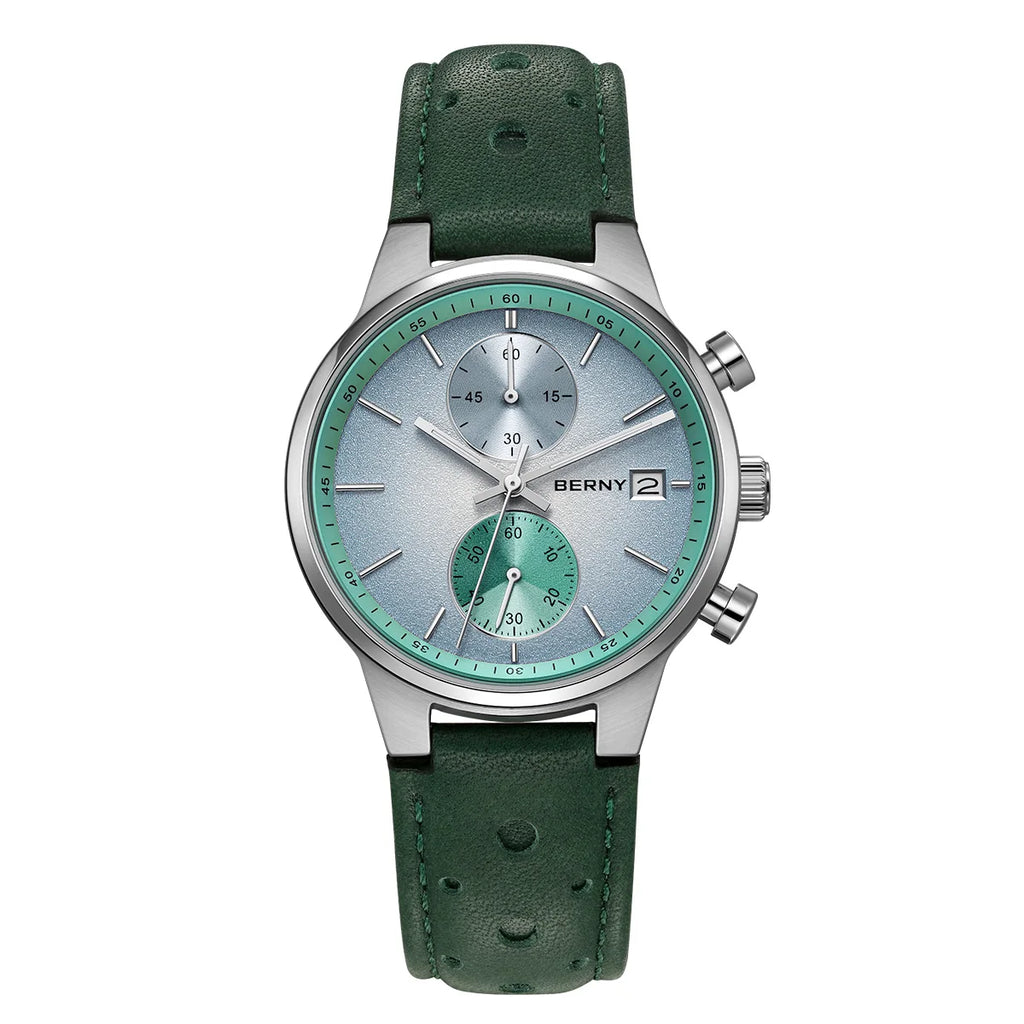 vastara - men's chronograph watch with luminous display watch 23 - casual unisex timepiece with chronograph (USA)