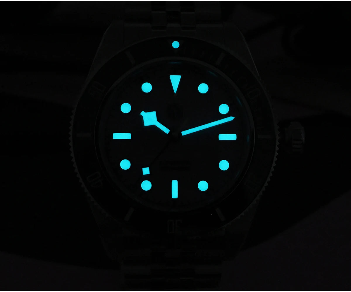 San Martin mm Diver Watch Enamel Dial Light Blue - Product Image 13