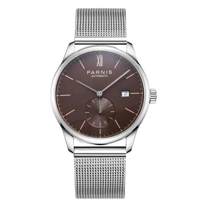 vastara parnis es minimalist for hombre relogio masculino calendar: genuine leather watch 30 - minimalist unisex timepiece