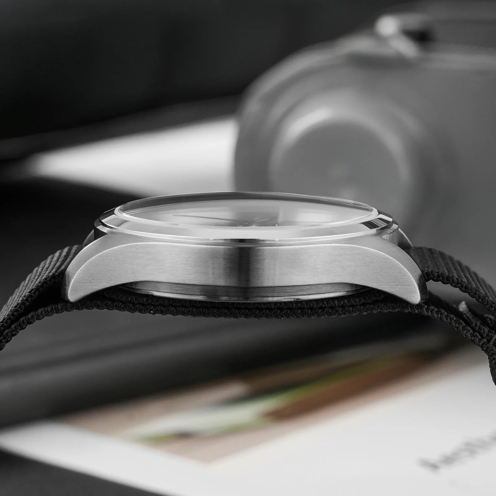 Militado ML Vintage Black Watch VH Sweep Quartz - Product Image 16