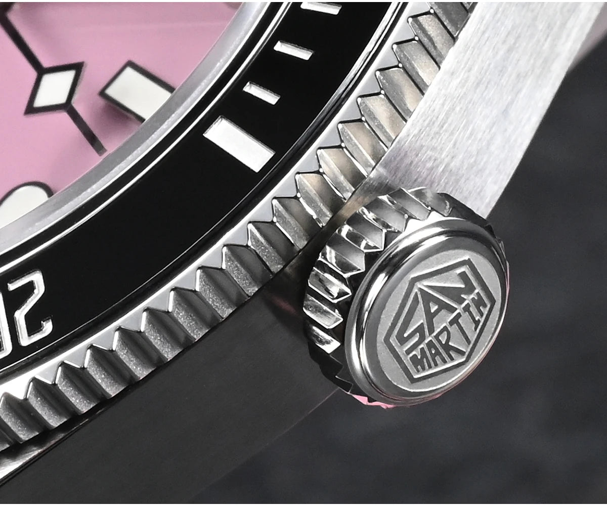 San Martin mm Diver Watch Enamel Dial Light Blue - Product Image 21