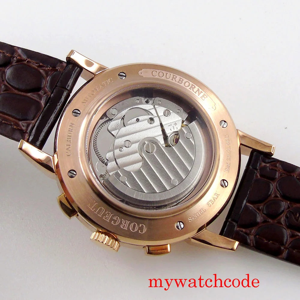 vastara - corgeut horizon master moonphase automatic watch watch 32 - casual unisex timepiece with stainless steel (USA)