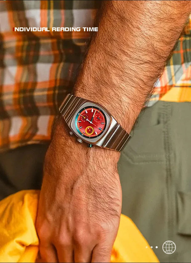 vastara square 's niche light 's -end 's trendy watch 6 - modern unisex timepiece with stainless steel (USA)