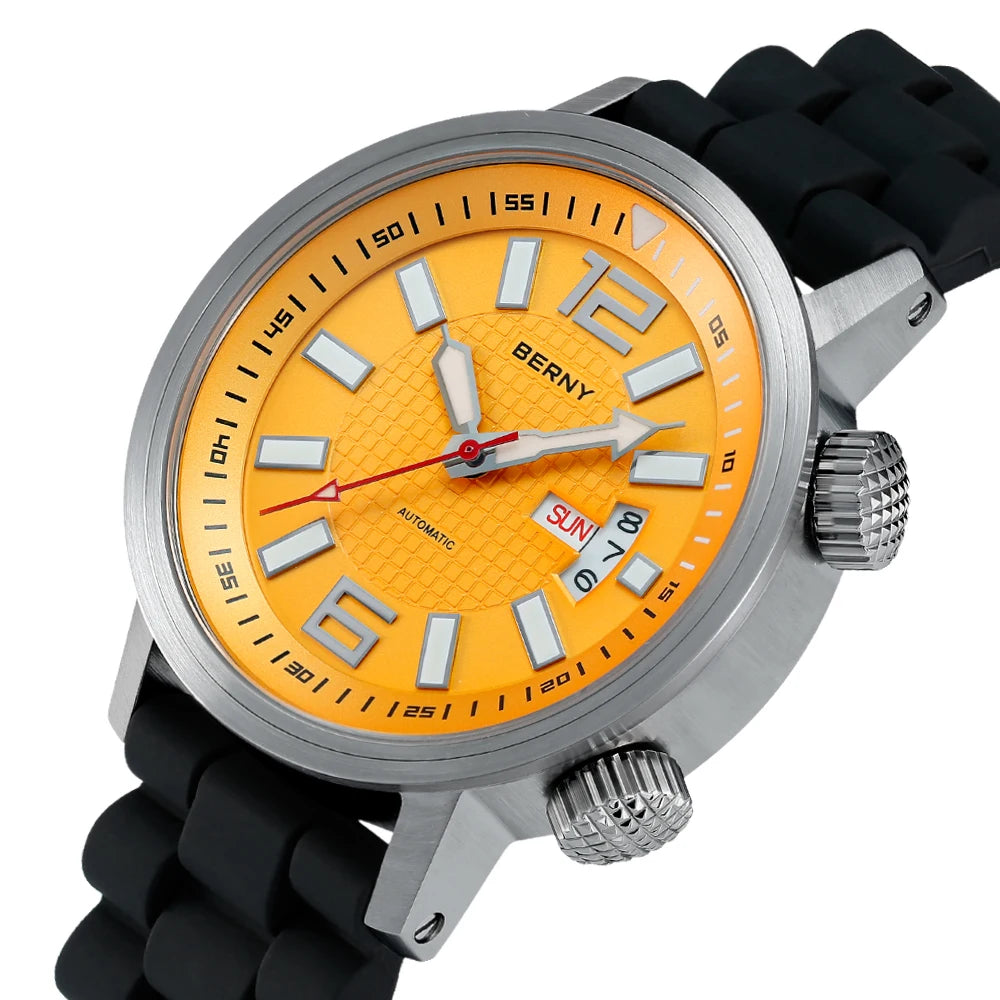 VASTARA vastara - berny diver automatic mechanical watch luxury timepiece timepiece - waterproof stainless steel watch (USA)