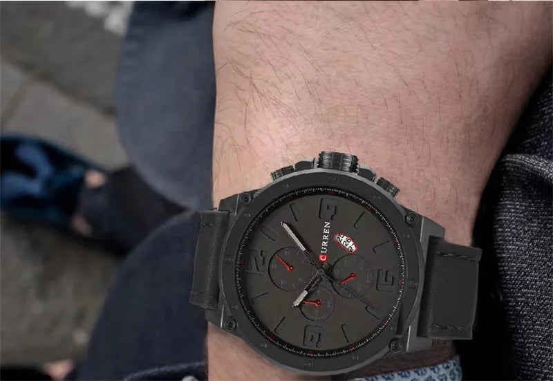 vastara - curren watch men watch 30 - modern unisex timepiece with waterproof (USA)