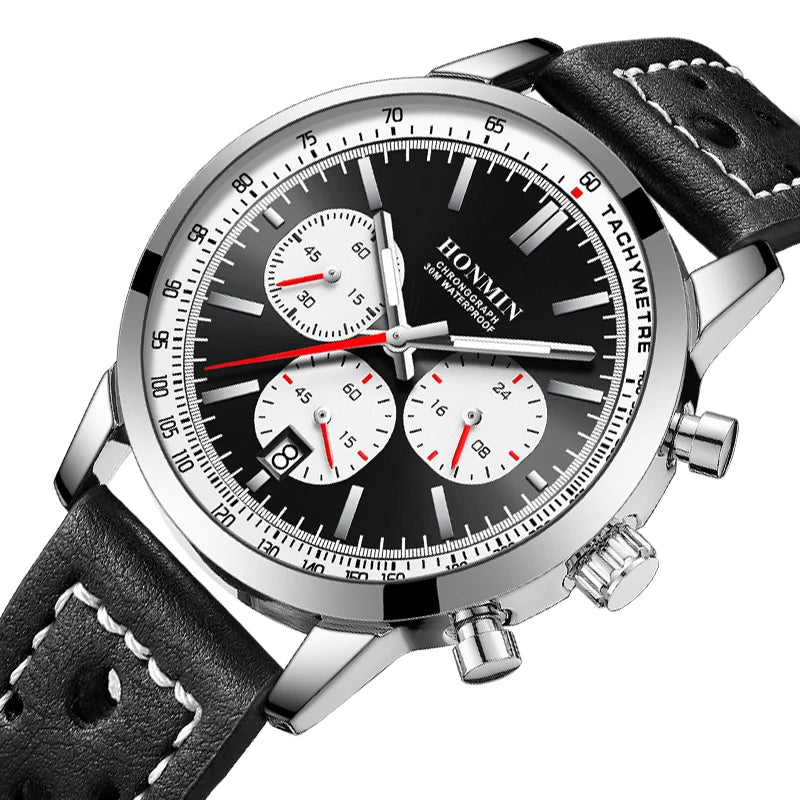 HONMIN Man Luxury Watch High Quality Waterproof - Luxury Watch with precision timepiece