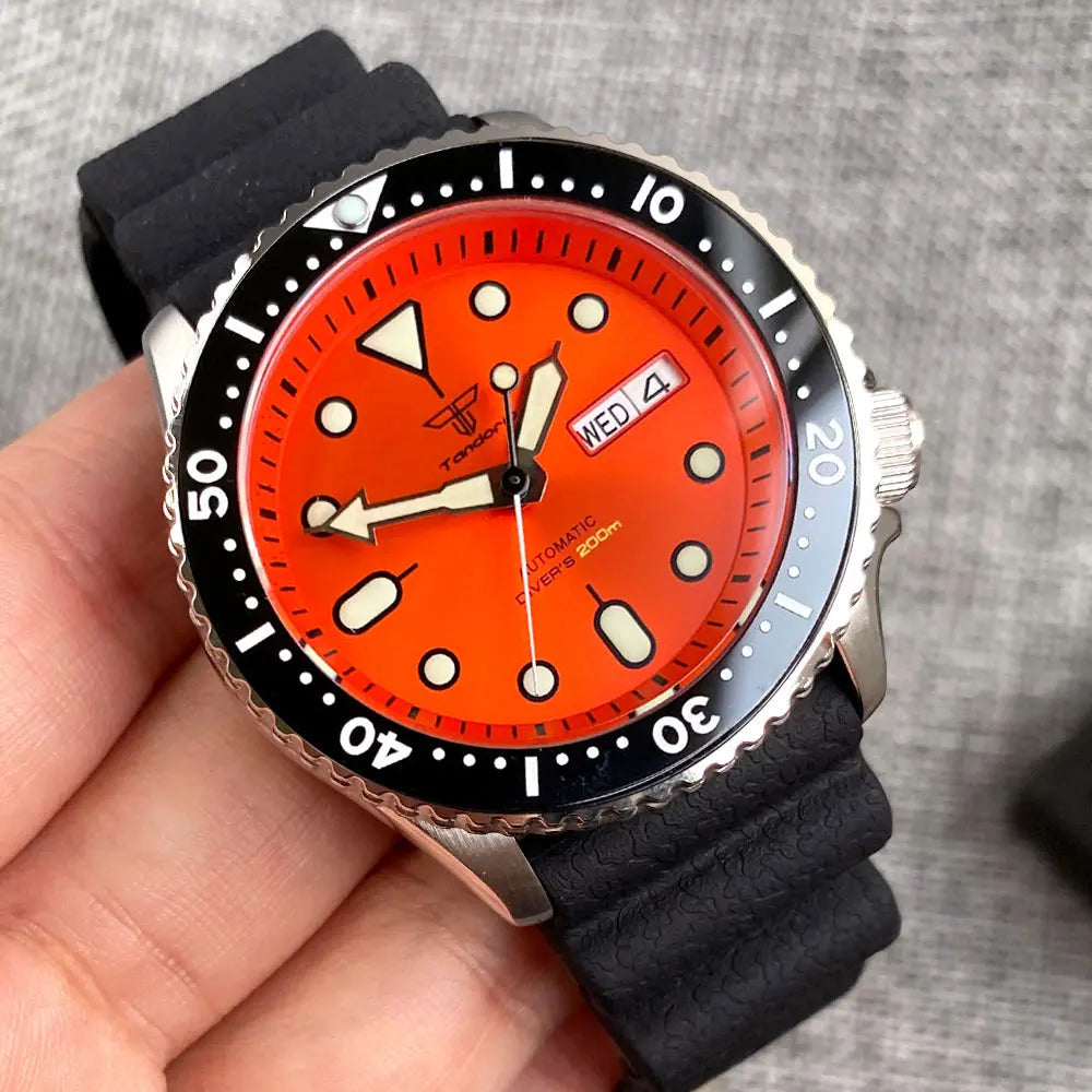 mm Tandorio NHA ATM Auto SKX Men Black Diver Watch - Product Image 34