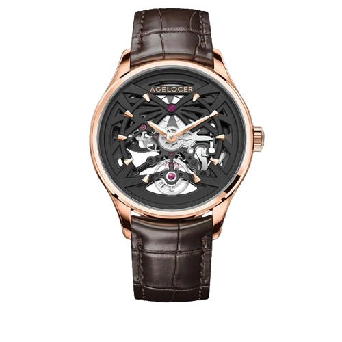 sell vastara agelocer original schwarzwald 36mm watch 10 - classic unisex timepiece with stainless steel (USA)