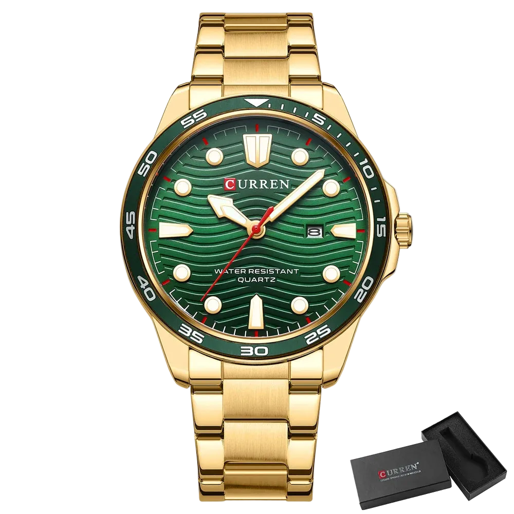 vastara casual stainless steel 's es simple business wristes with date clock luminous watch 28 - casual unisex timepiece