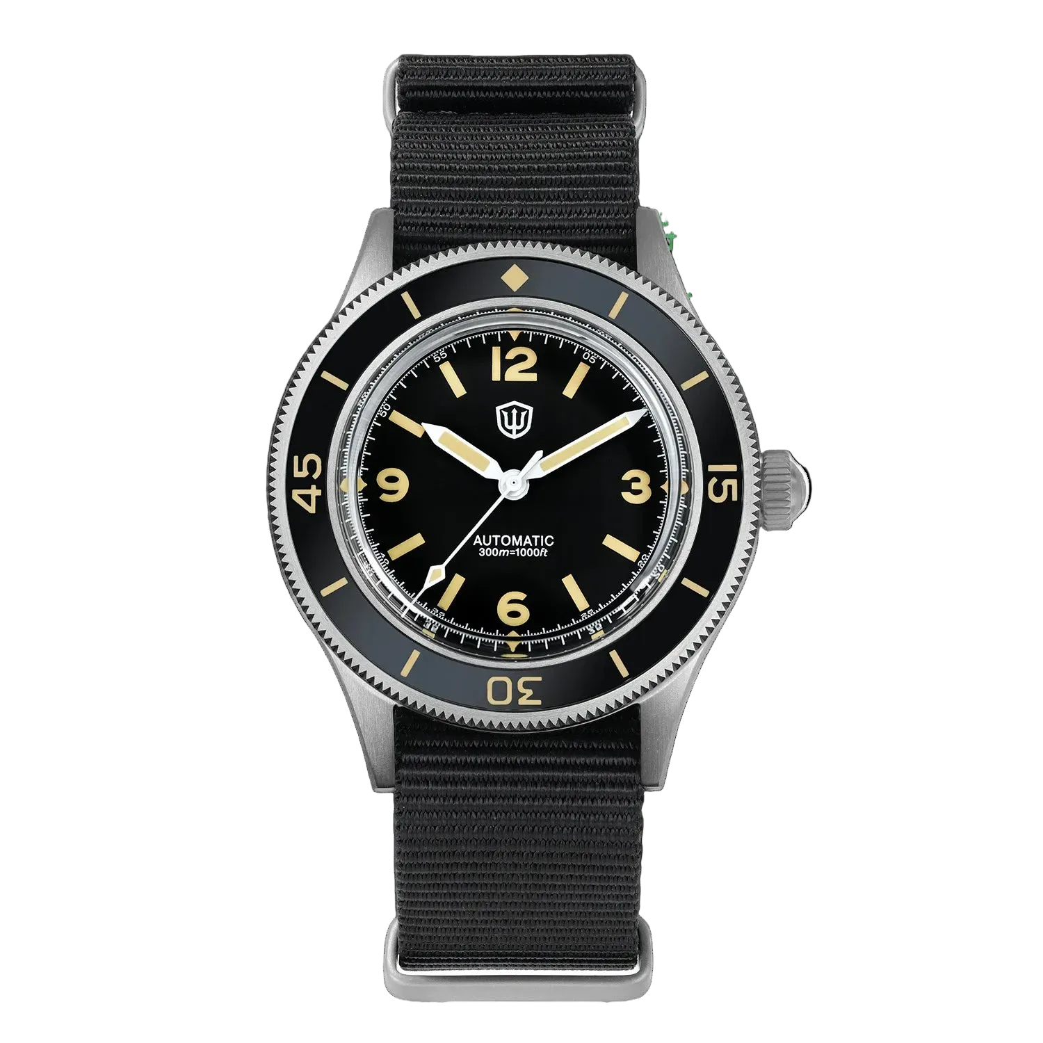 watchdives wd50ti titanium automatic dive watch 300m nh35 men’s mechanical watch sapphire ceramic bezel super luminova c3