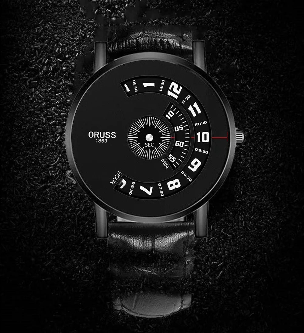 vastara leather belt 's -grade personality simple trend youth technology 's watch 6 - classic unisex timepiece with