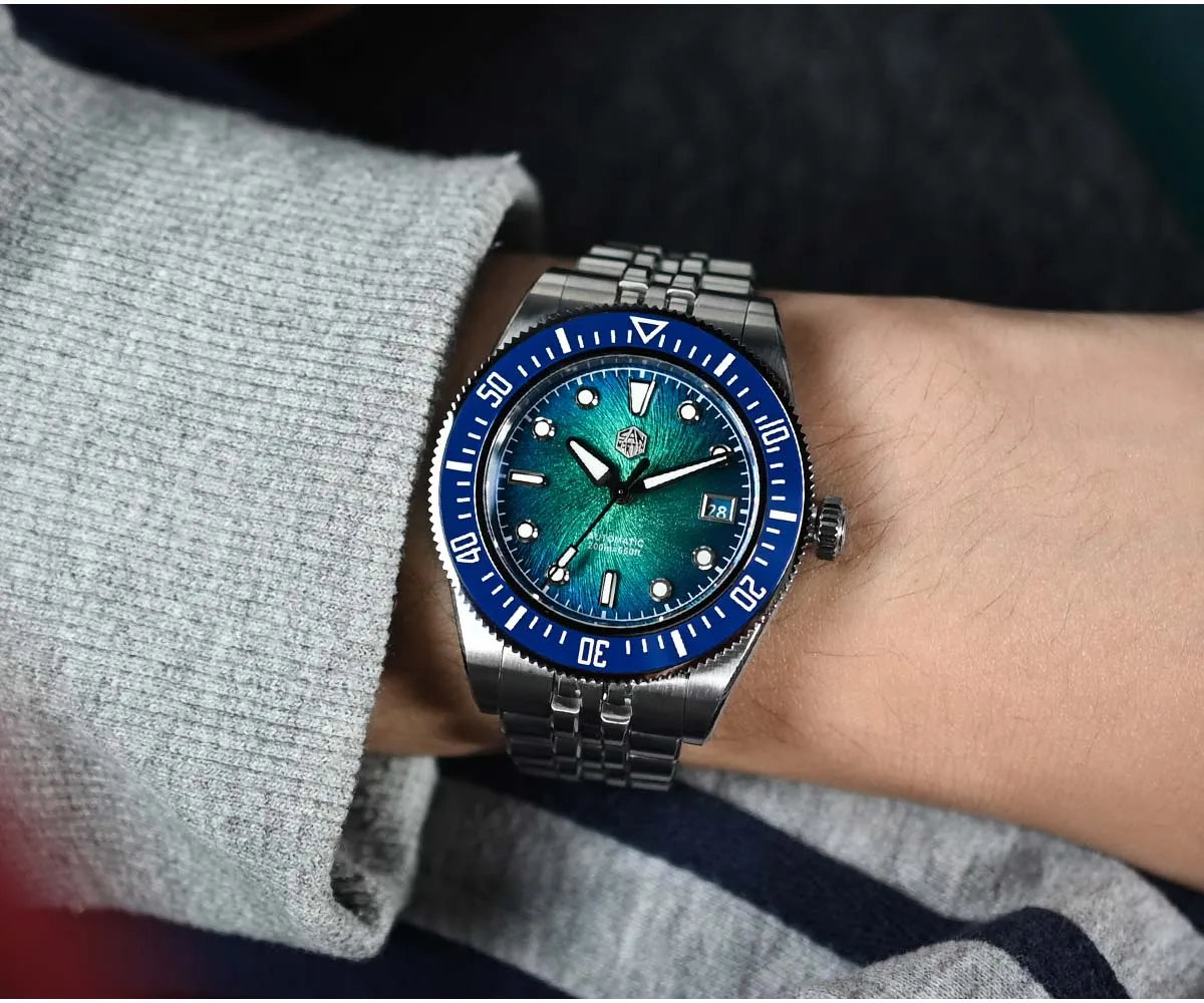 San Martin .mm mm Enamel Spiral Vortex Dial Men - Product Image 18