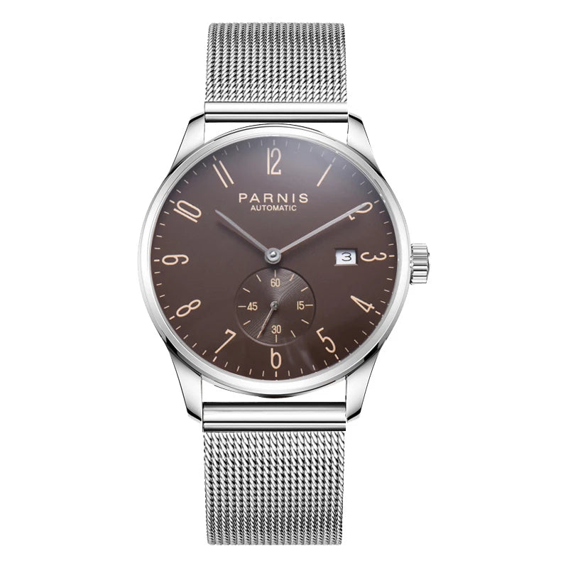 vastara parnis es minimalist for hombre relogio masculino calendar: genuine leather watch 31 - minimalist unisex timepiece