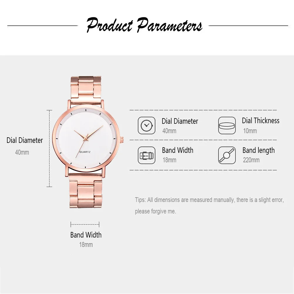 vastara rose gold women’s luxury watch – fashion business watch 30 - casual unisex timepiece with stainless steel (USA)