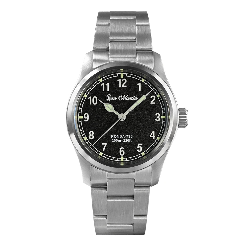 San Martin mm Ronda Quartz Watch Men Simple - Product Image 29