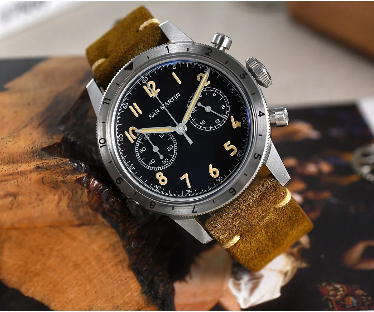 San Martin .mm Vintage Men Watch Military Style VK - Product Image 8