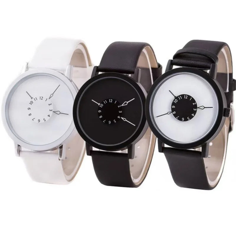 vastara affordable fashionable and personalized wristes with: genuine leather genuine leather watch 6 - modern unisex