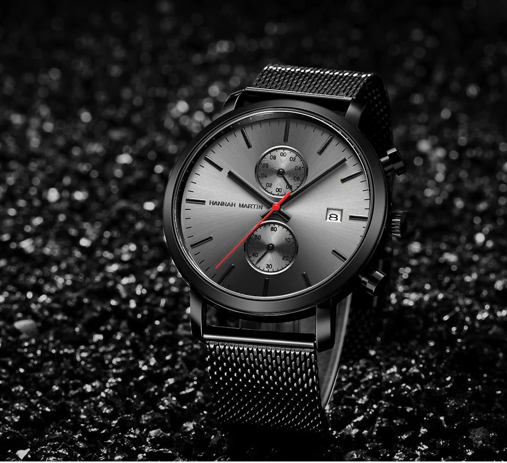Stainless Steel Men Watch Multifunctional Dial - Product Image 11