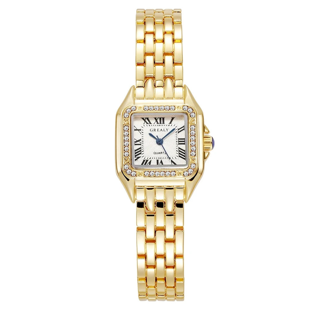 unisex luxury watch vastara - aurelia edge the crystal cut timepiece - daily wear timepiece with neutral dial (USA)
