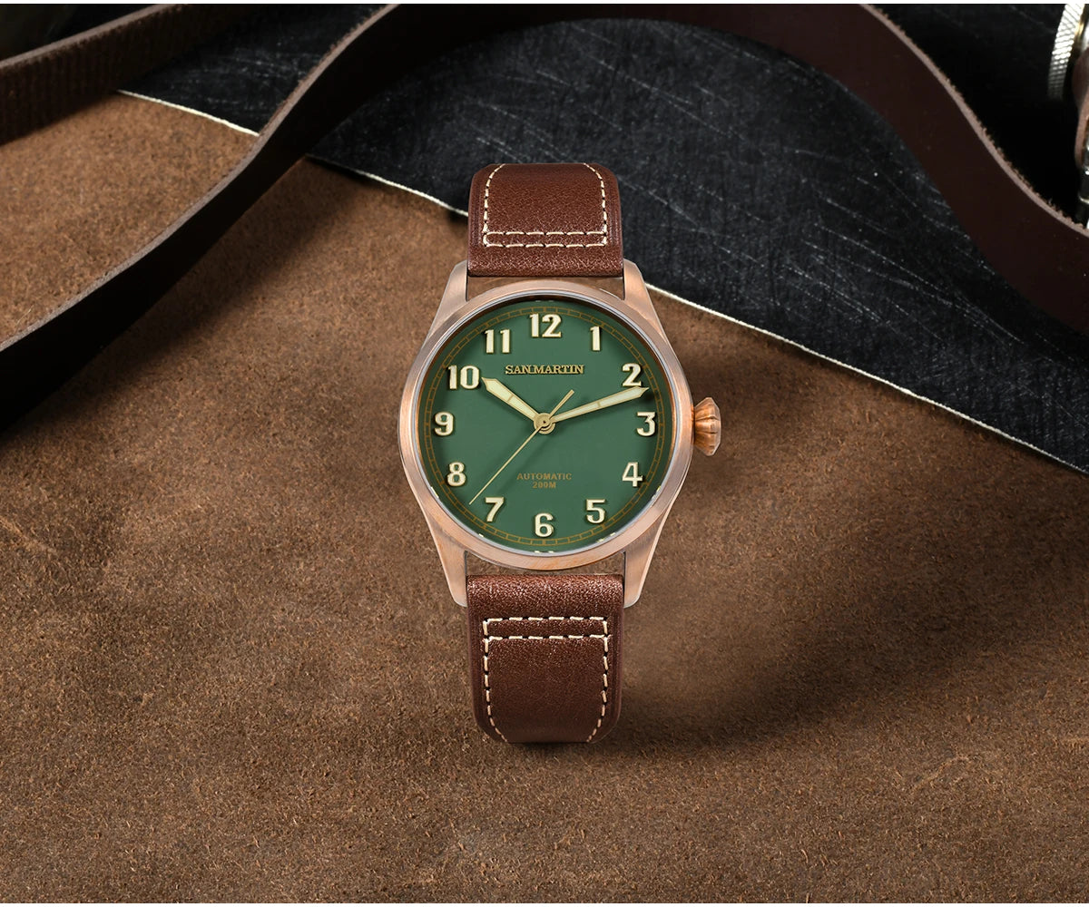 San Martin mm Retro Men Diver Watch CuSn Bronze - Product Image 7