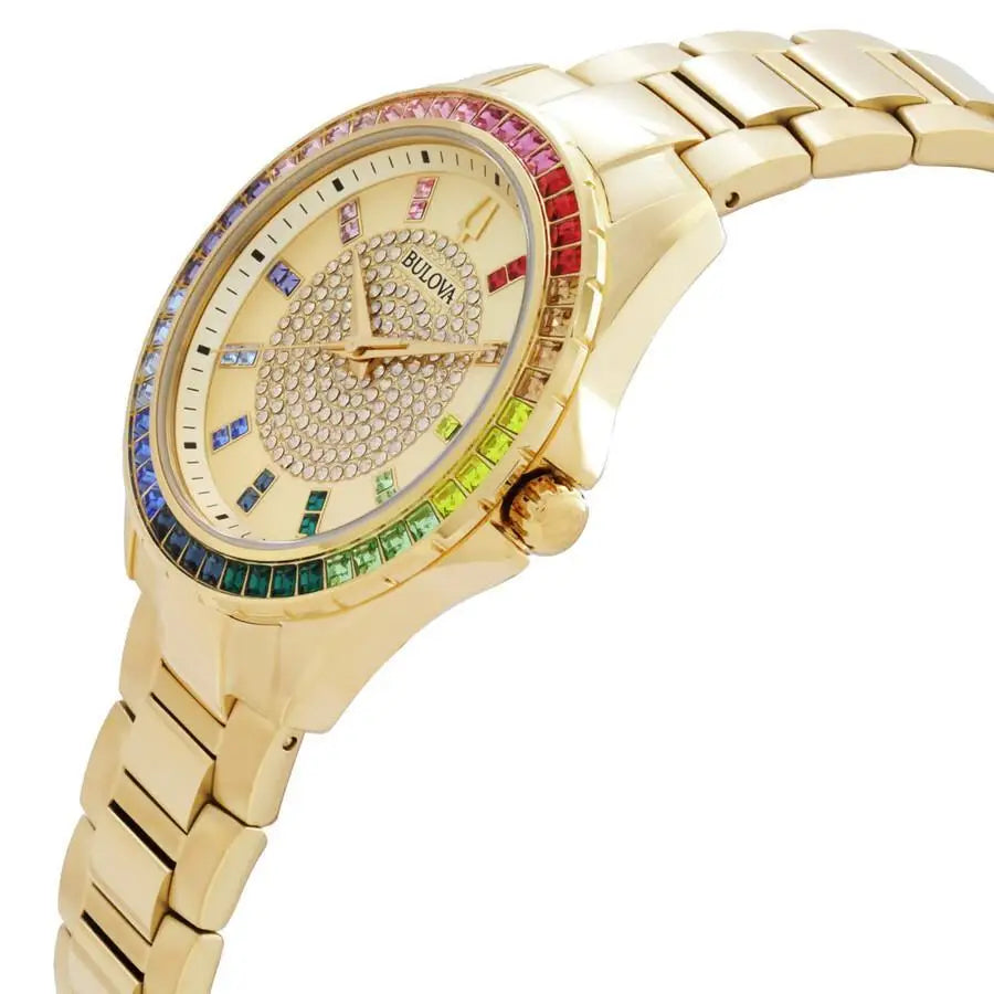 Bulova | Phantom Quartz Crystal Champagne Dial - Product Image 2