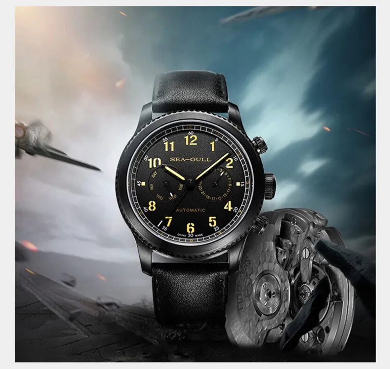 Seagull Men's Watch Fashion Multifunction Belt - Product Image 17