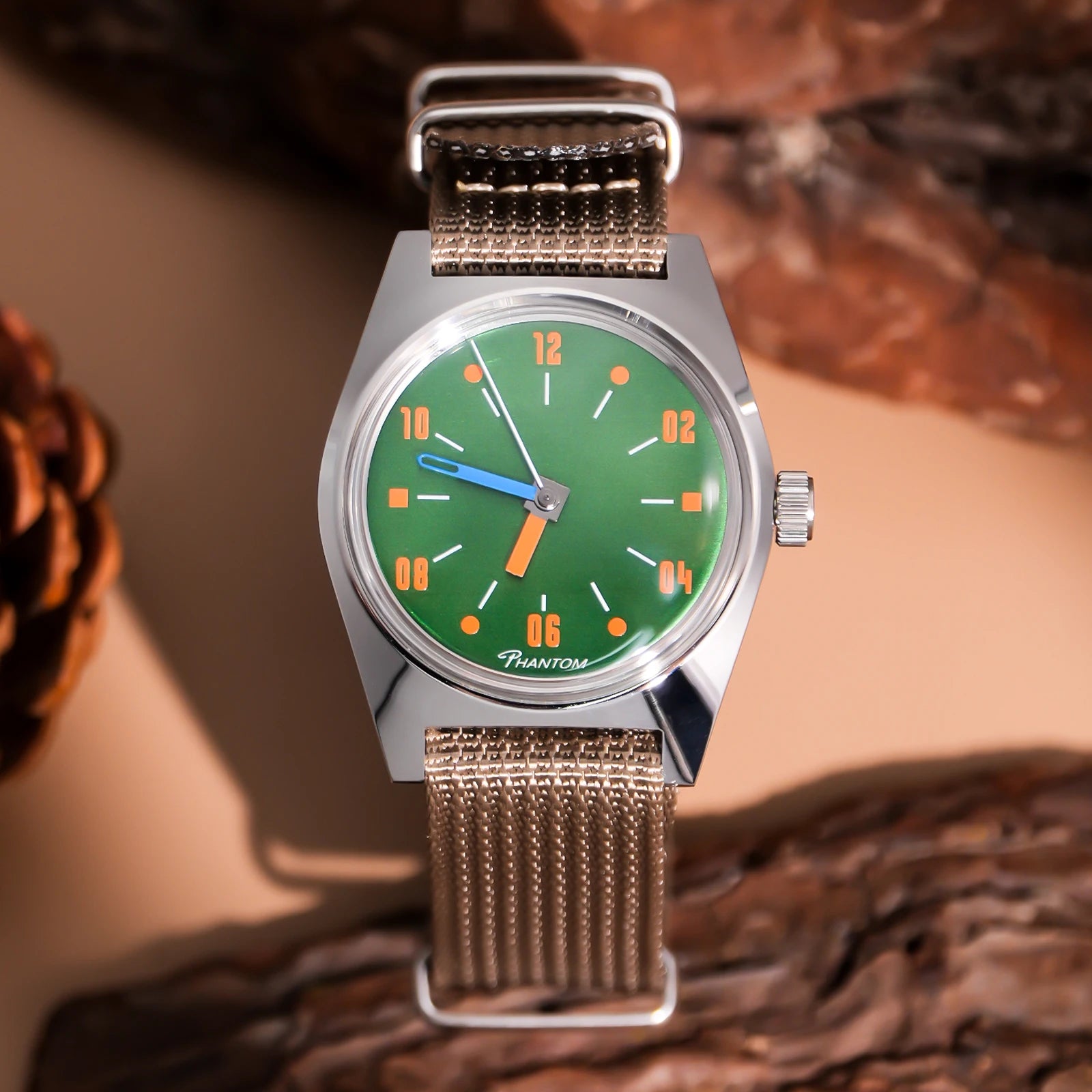 vastara 7120 hand wind 36mm retro business watch 22 - business unisex timepiece with stainless steel (USA)