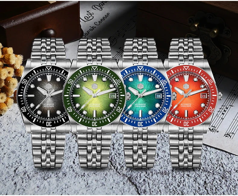 San Martin Men Diver Watch Automatic Mechanical - Product Image 15