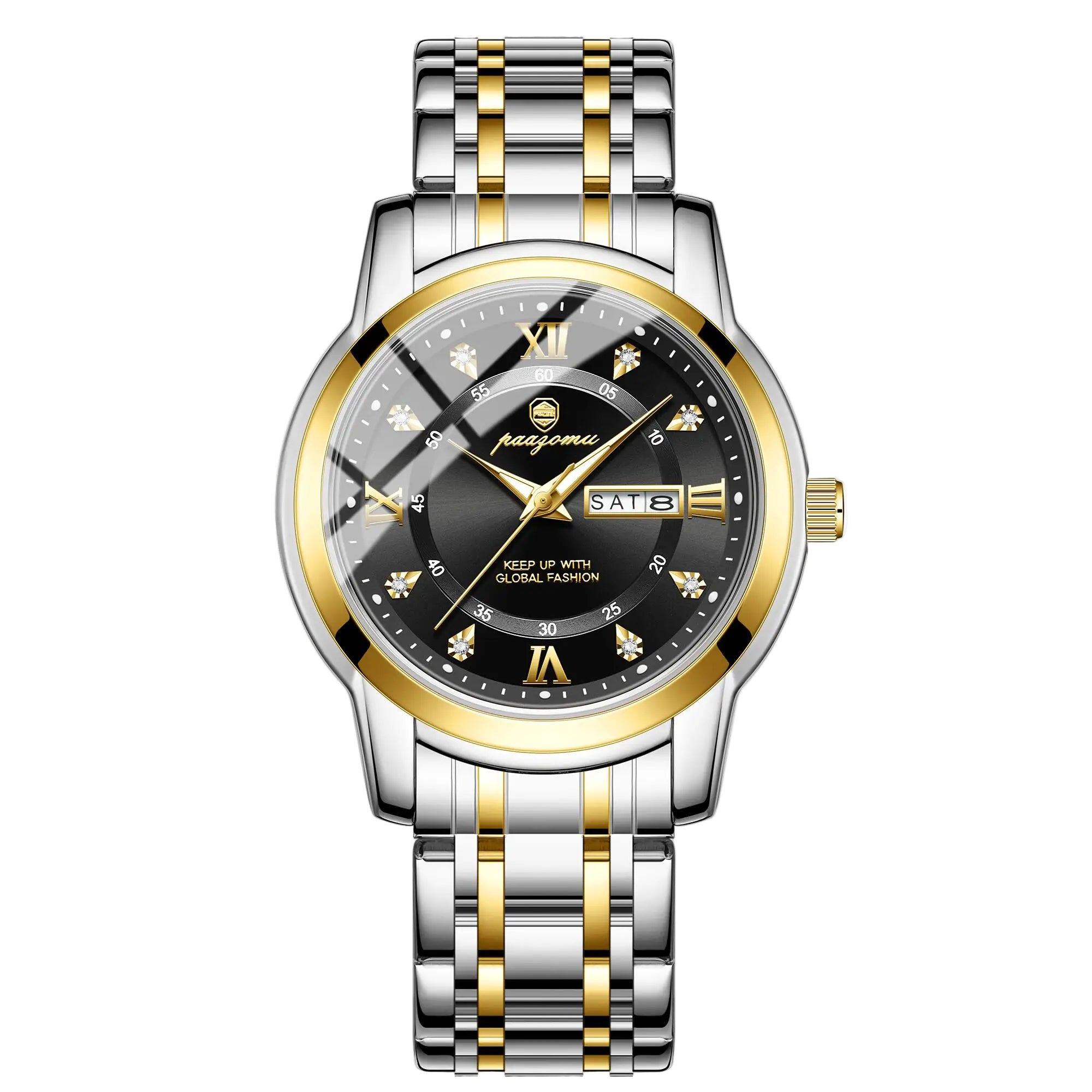 vastara - business men watch date week waterproof luminous watch 5 - casual unisex timepiece with waterproof (USA)