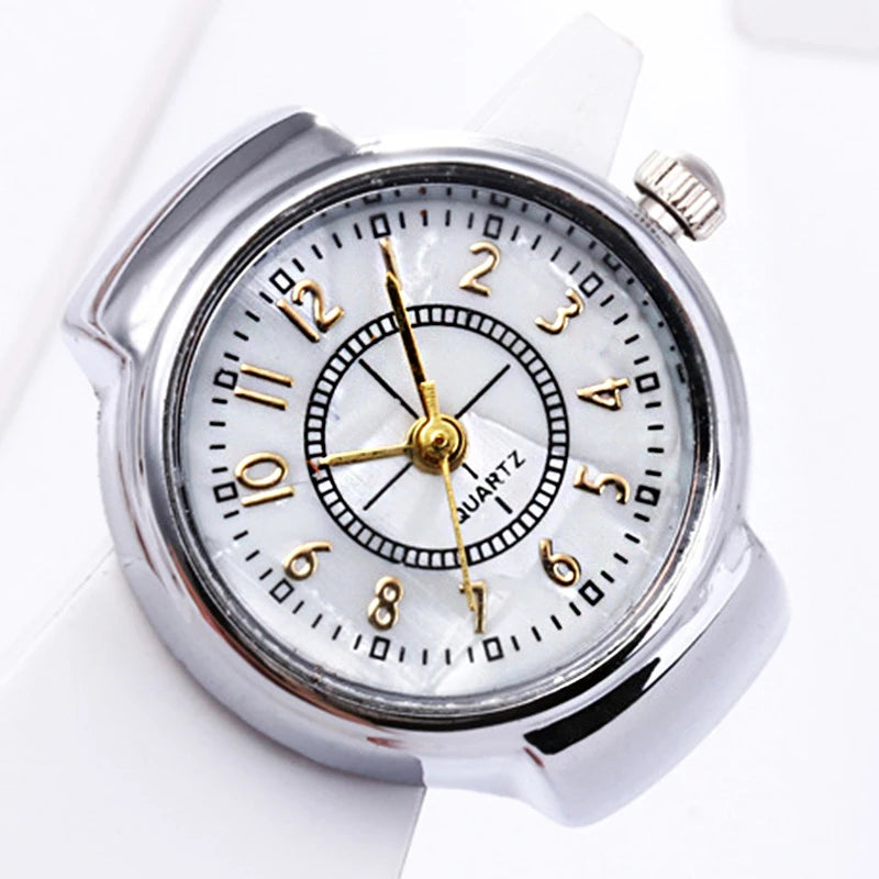 unisex classic watch vastara rings finger es party es couple rings jewelry gift real - daily wear timepiece with white dial