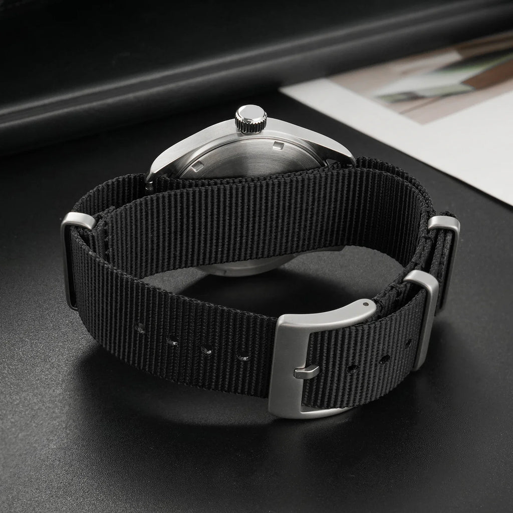 Militado ML Vintage Black Watch VH Sweep Quartz - Product Image 19