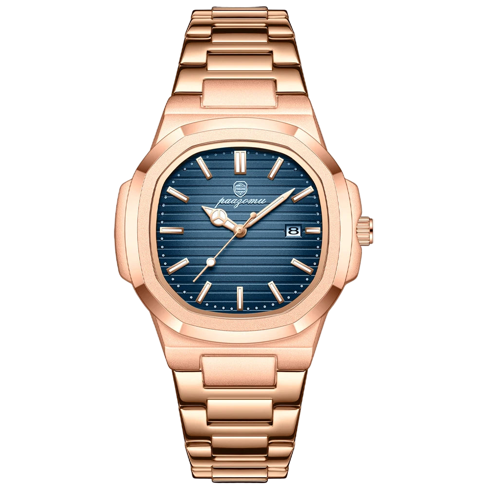 vastara - apexsquare luxe diver quartz watch watch 5 - casual unisex timepiece with waterproof (USA)